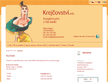 Tablet Screenshot of krejcovstvi.info